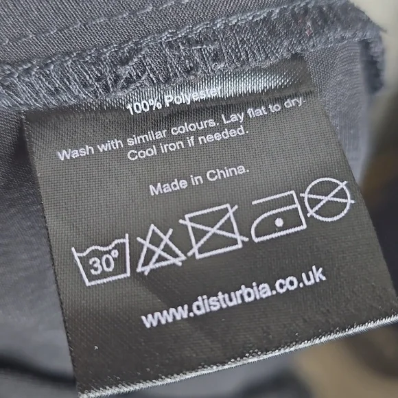 Disturbia Pintuck Rufflw Black Long Sleeve Ruffle- Jumpsuit Size 12 Belt Missing - Picture 13 of 13